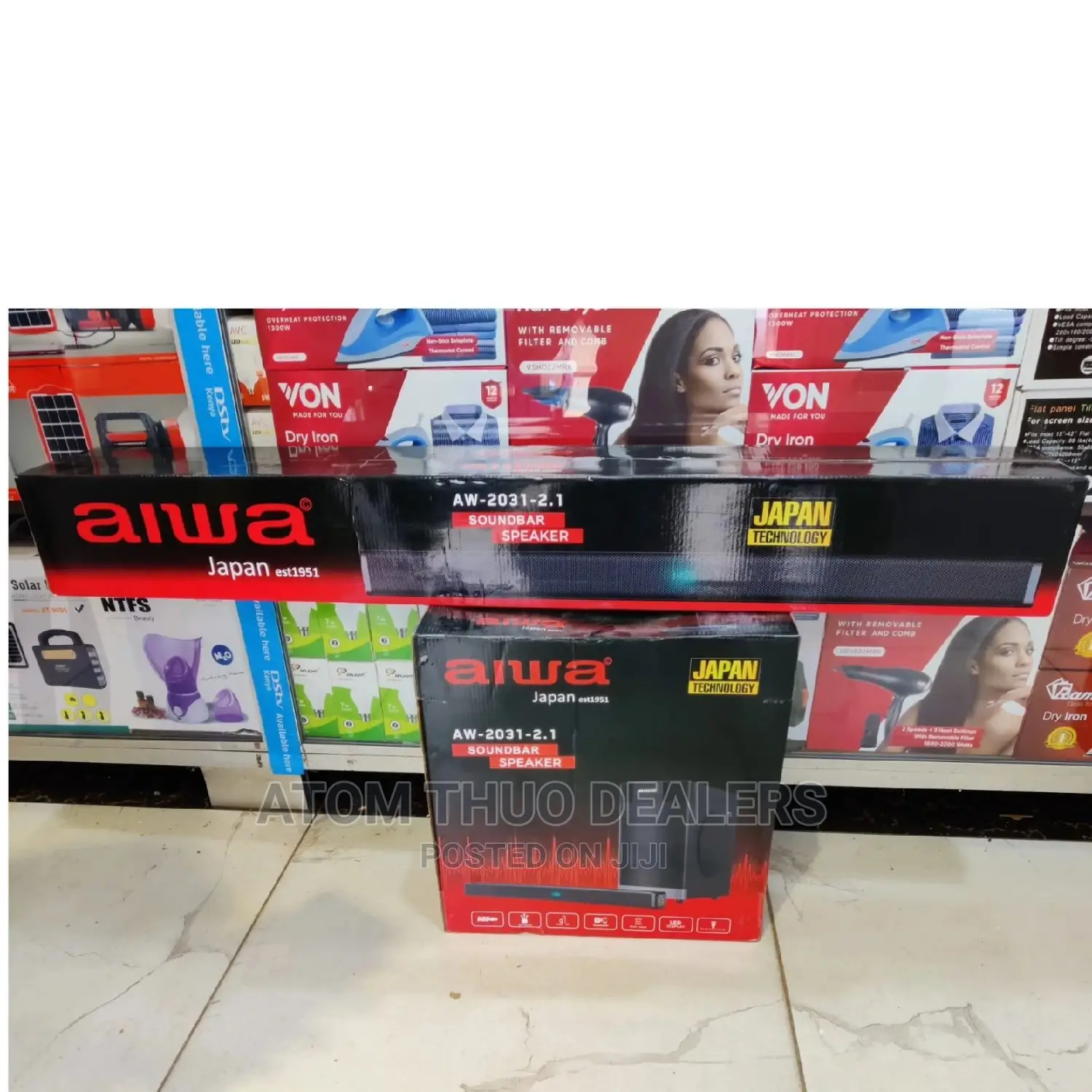 *Aiwa Sound Bar Available