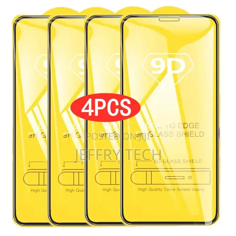 Screen Protector 9D Tempered Glass iPhone 14 13 12 Mini Se 1