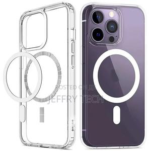 Transparent Case Magnetic Wireless Magsafe iPhone 14 Pro Max - thumbnail 2