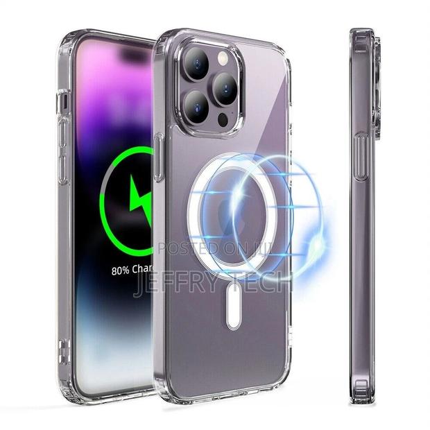 Transparent Case Magnetic Wireless Magsafe iPhone 14 Pro Max - thumbnail 3