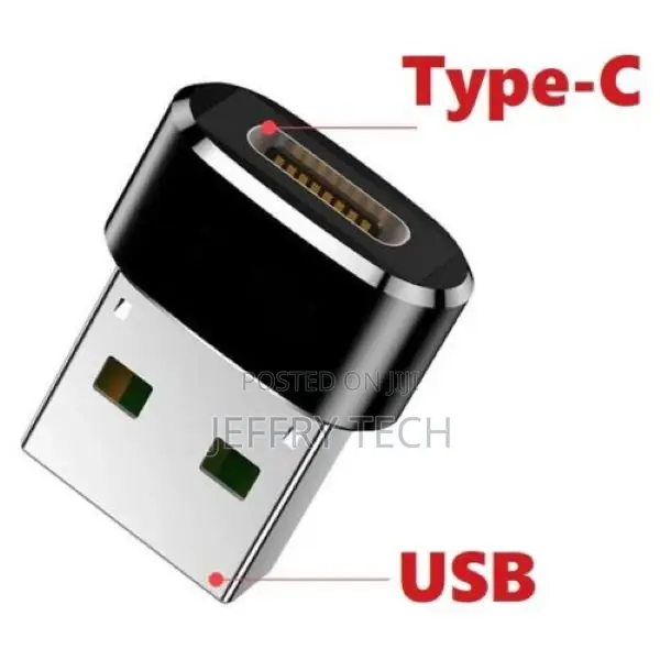 Adapter Metal of USB Cable Type-C Female to USB Male for IPH