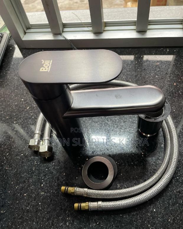 Black Wash Basin Mixer Tap Sink Tap Elegant Premium Quality