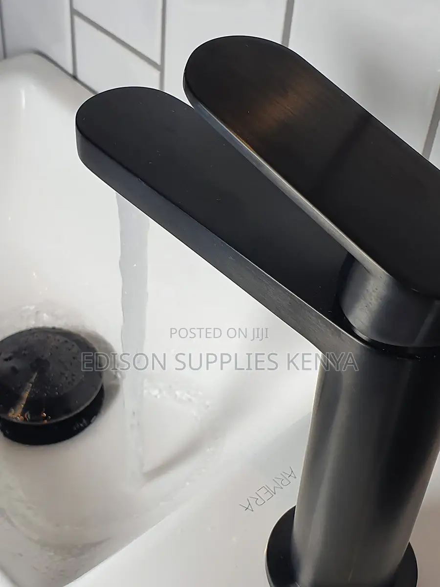 Black Wash Basin Mixer Tap Sink Tap Elegant Premium Quality