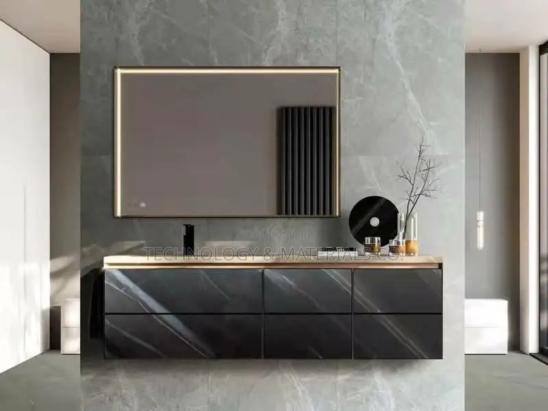 Kitchen Island Grey-3.2m X 1.6m X 12mm