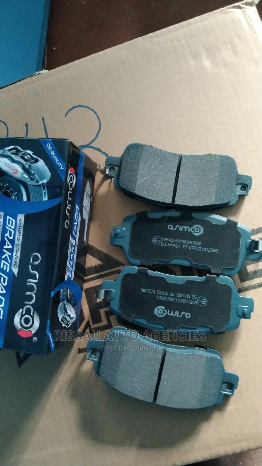 Mazda Demio 2015 Model Asimco Genuine Brake Pads KD 2086.