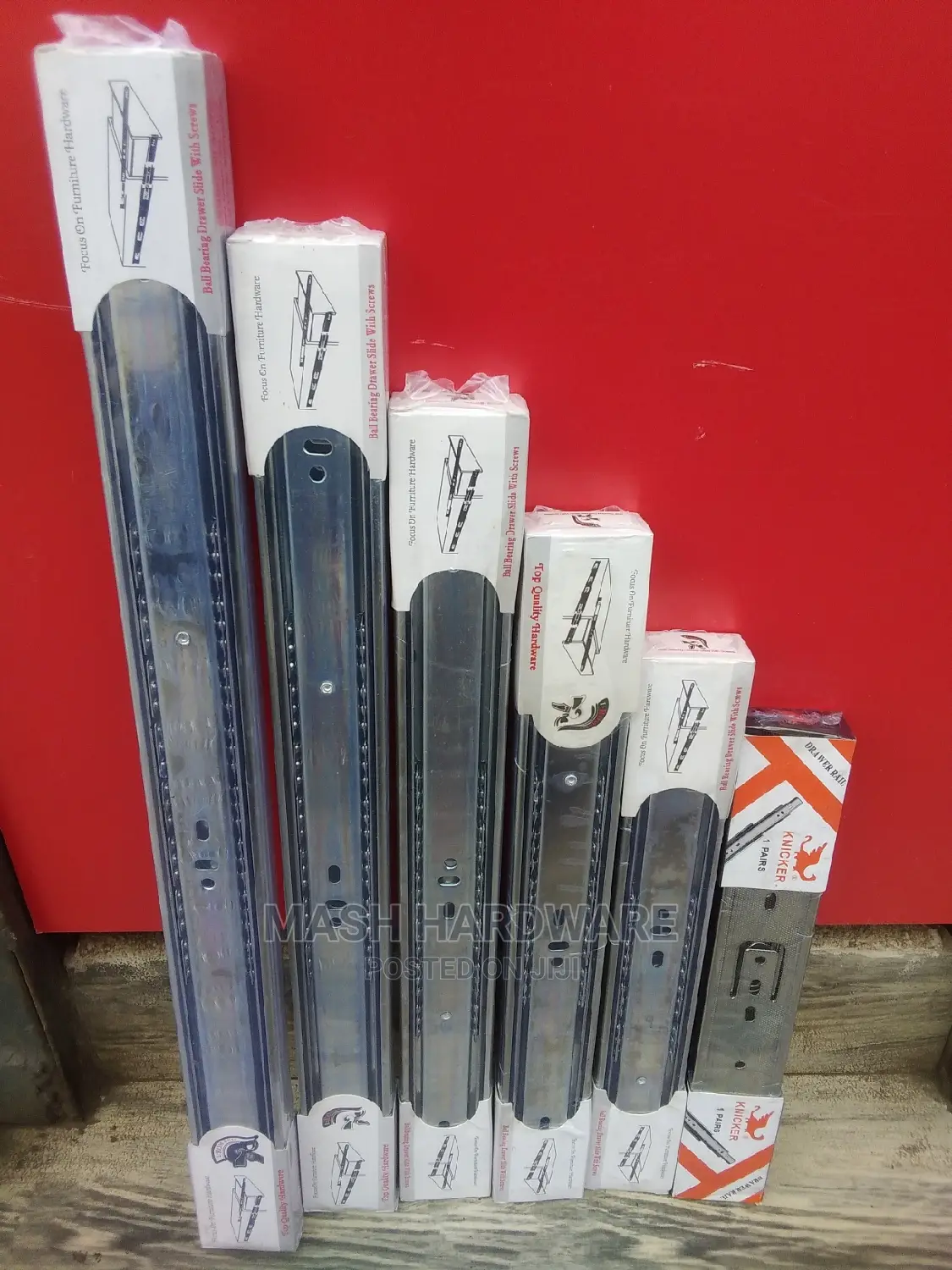 16" Romanys Drawer Rails