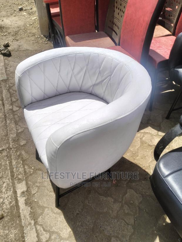 Curved Styling Chair. White