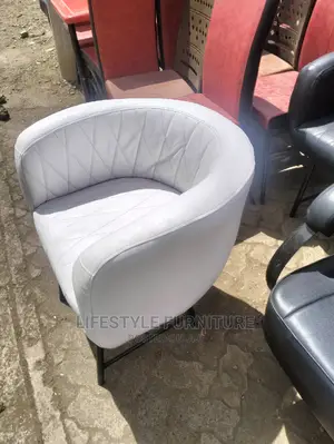Curved Styling Chair. White