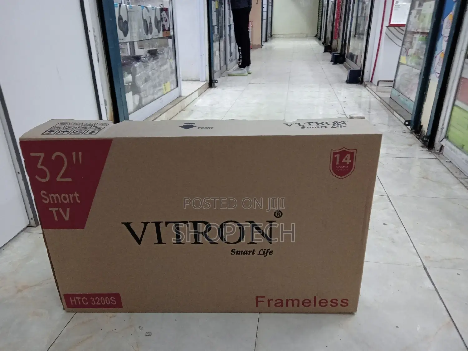 Tv 32 Inch Vitron Frameless Smart Android Tv,