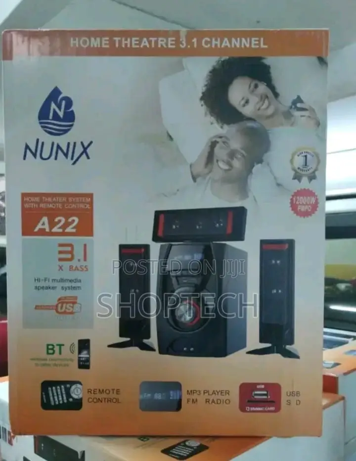 Nunix A22 Multimedia Sysytem 3.1ch 12000pmpo