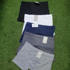 Plain Cotton Men's 6 Pack Boxer