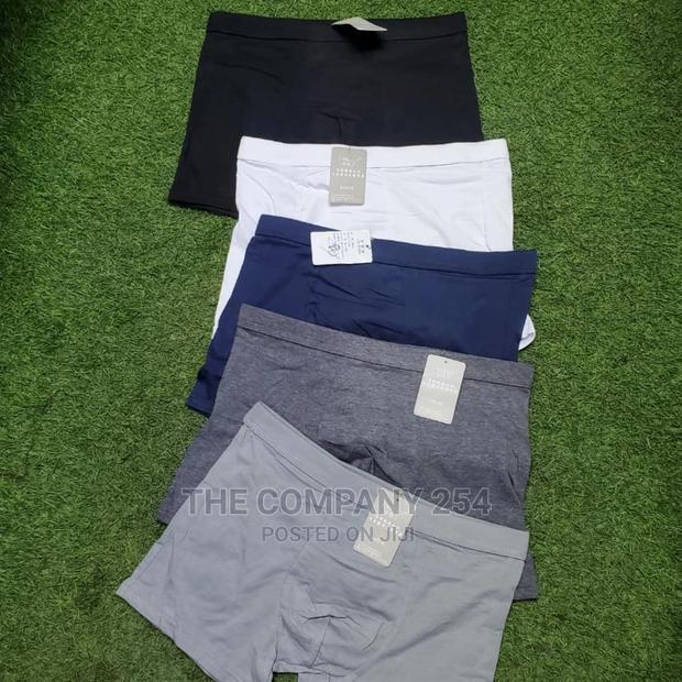 Plain Cotton Men's 6 Pack Boxer