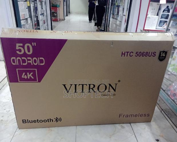 Vitron 50" Inch Frameless Bluetooth Uhd Android Tv