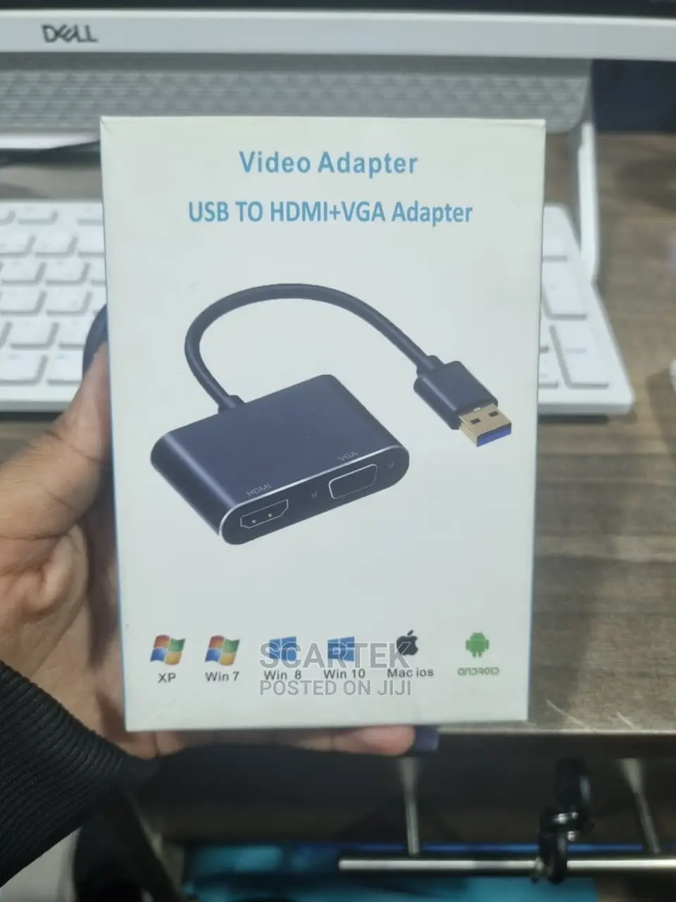 Video Adapter USB to HDMI+VGA Adapter