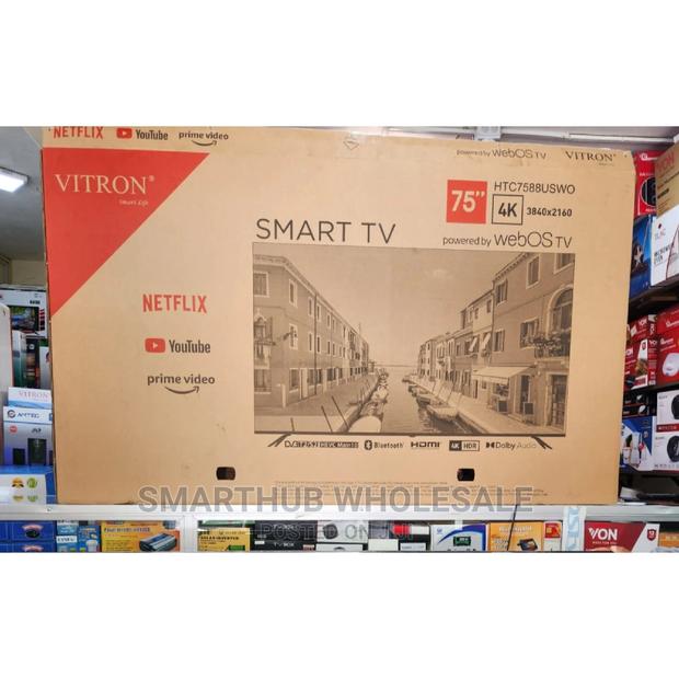 Vitron 75inch Tv Frameless Webos, - thumbnail 2