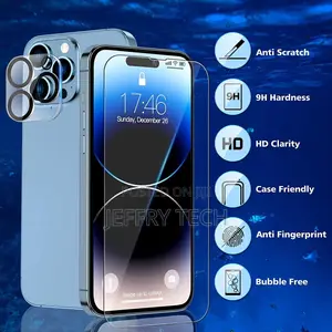 iPhone 14 13 12 11 Pro Max Tempered Glass Protector