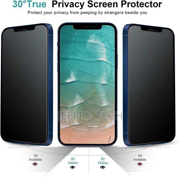 3 Pack for iPhone 14 13 12 Pro Max XS 8 Privacy - thumbnail 2