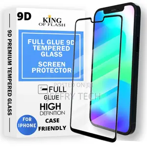 9D Tempered Glass Screen Protector for iPhone 14 13 PRO MAX