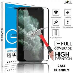 9D Tempered Glass Screen Protector for iPhone 14 13 PRO MAX