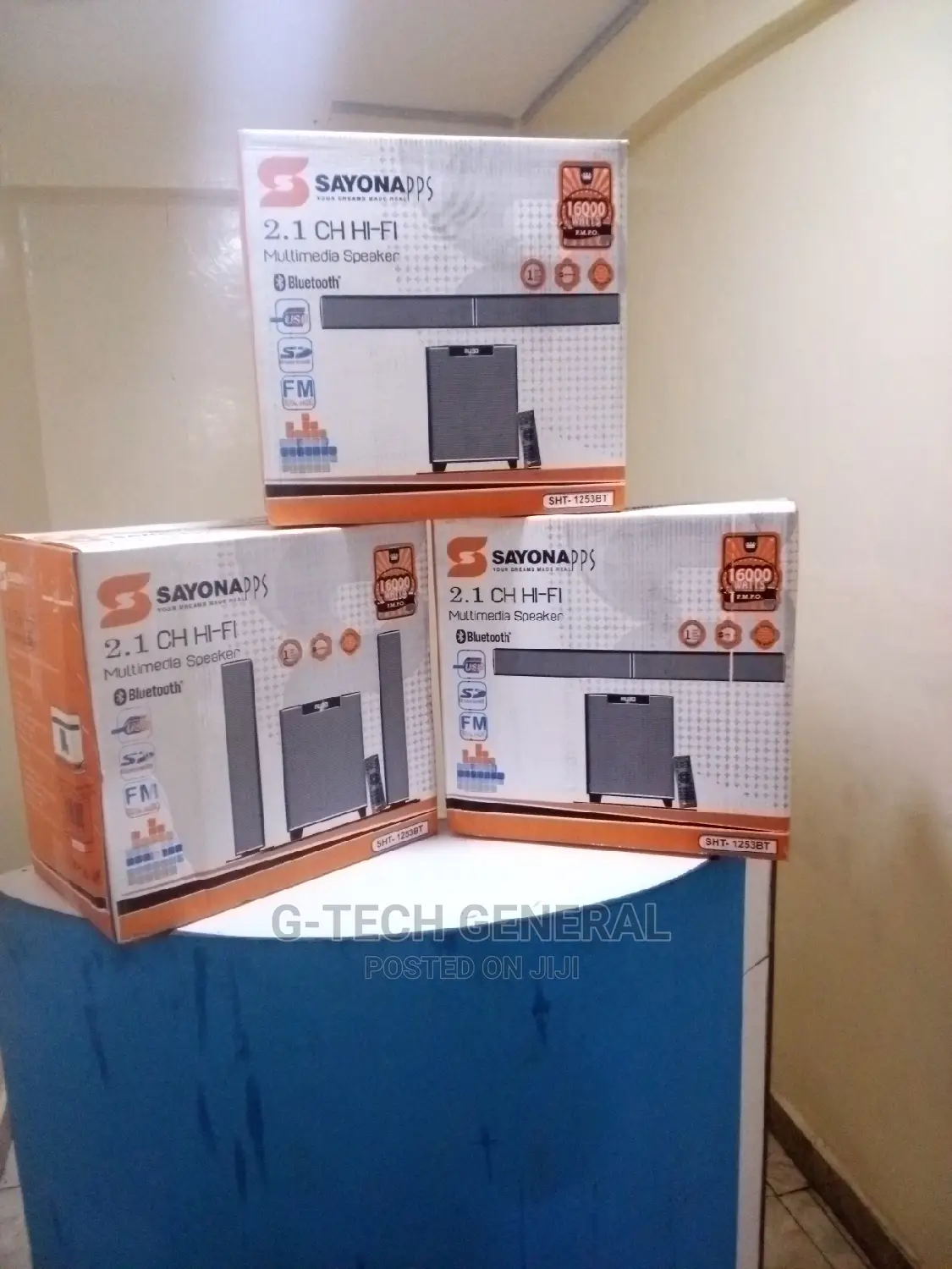 Sayona SHT-1253bt 2.1ch Hi-Fi Multimedia Speaker