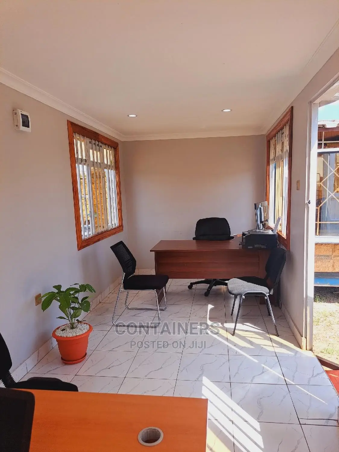 Container Office Interior- Ready for Use