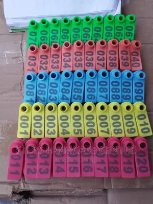 Colorful Goats Ear Tags