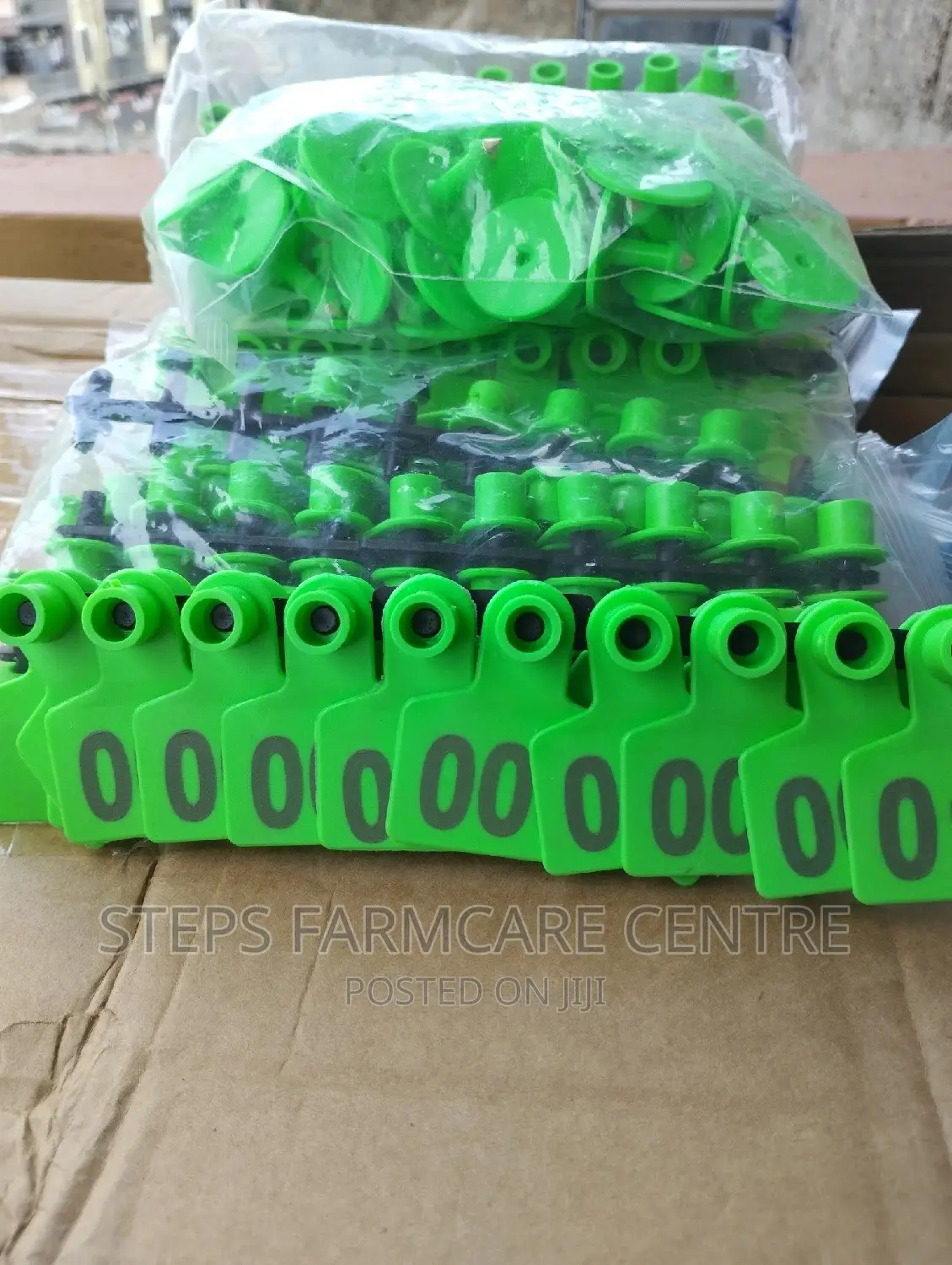 Green Goats Numbered Ear Tags