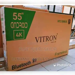 Vitron 55 Inches Android Tv Quality Frameless With Bluetooth