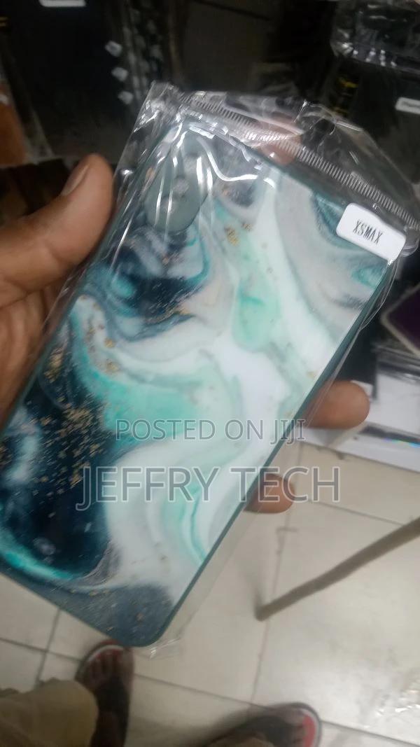 iPhone XS Max Marble Slim Glossy Soft TPU Shockproof Case Co - thumbnail 3
