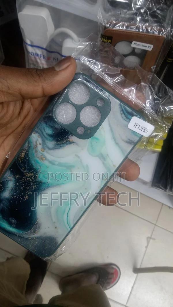 Green Marble Design Protective Phone Case iPhone13 Pro - thumbnail 2