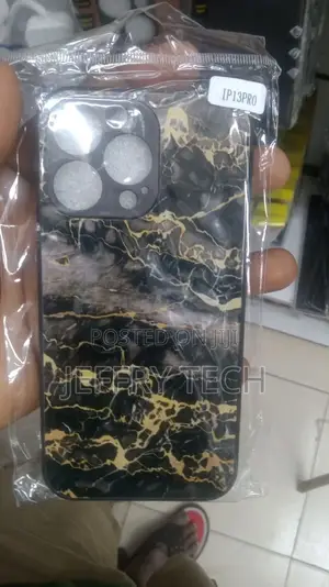 Black Marble iPhone 13 Pro Case