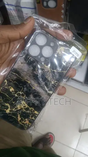 Black Marble iPhone 13 Pro Case