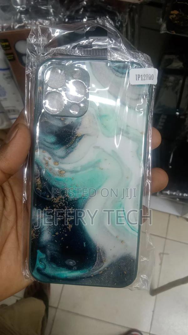 iPhone 12 Pro Marble Pattern Glass Protective Case(DL04) - thumbnail 2