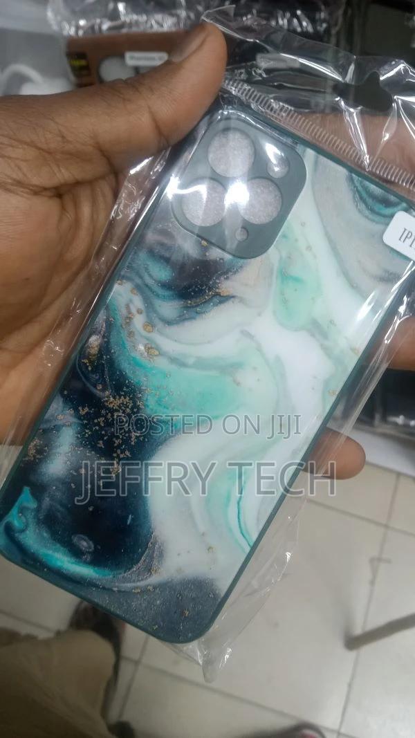 Green Marble Glass Case for iPhone 11 Pro - thumbnail 2