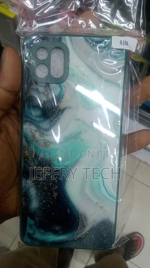 Jet Stream Green Marble Oppo A16K Back Cover - thumbnail 2