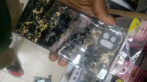 Black Marble Texture Oppo A16k Back Cover