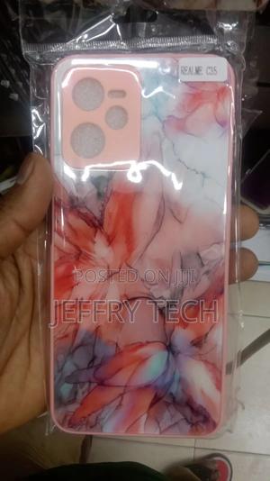 We Pink Marble Realme C35 Back Cover - thumbnail 2