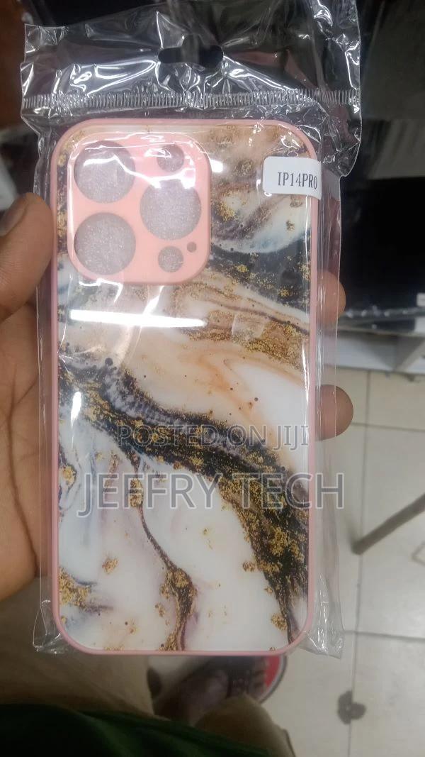 Brown Marble Apple iPhone 14 Pro Back Cover