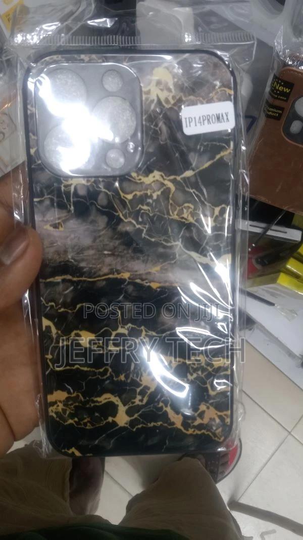 iPhone 14 Pro Max Case | Black Marble Case - main view