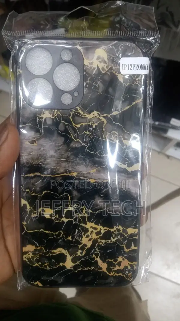 Black Marble iPhone 13 Pro Max Case
