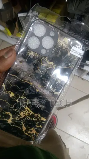 Black Marble iPhone 13 Pro Max Case