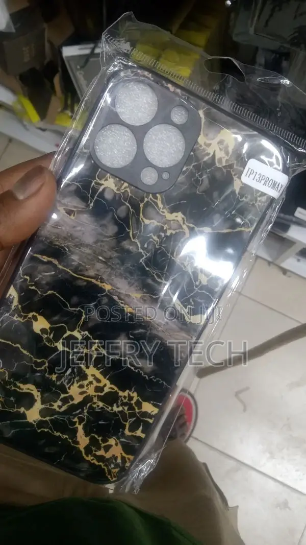Black Marble iPhone 13 Pro Max Case