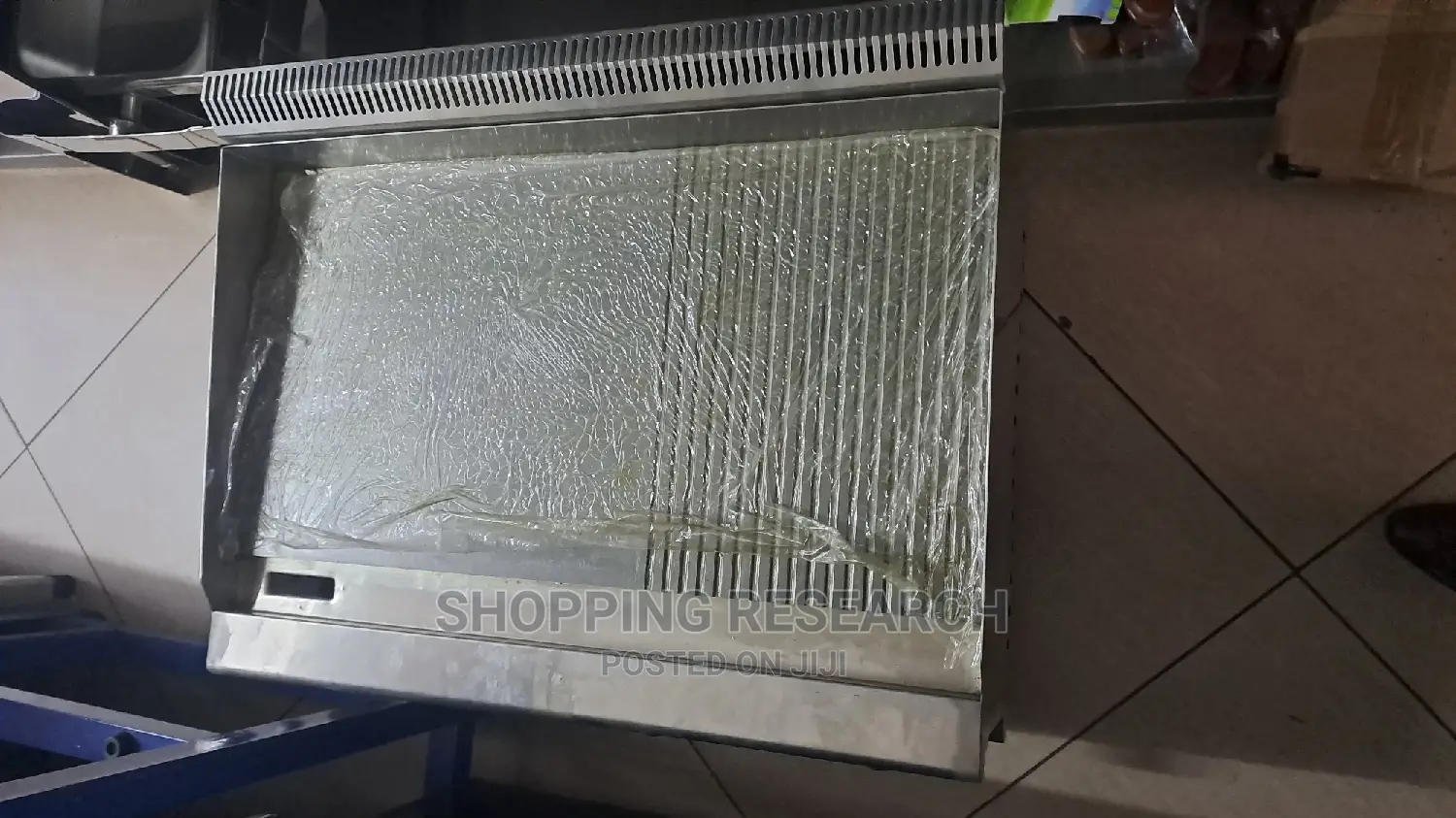 Gas Griddle Half-Grill, Half-Flat Large Size Imported