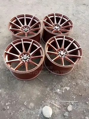 Staggered Offset 18 Inch Subaru, Mark X Rims Set