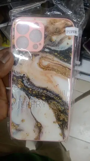 Bone White Brown Marble Apple iPhone 13 Pro Max Back Cover