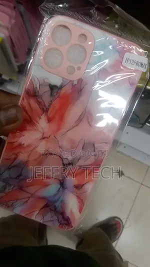 Red Marble Design iPhone 12 Pro Max Back Skin Wrap