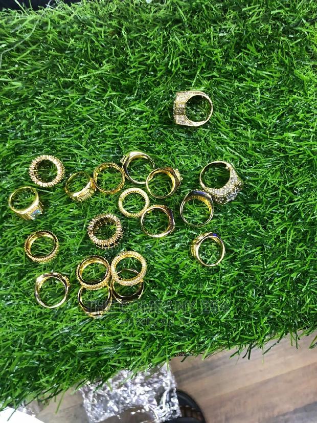 Designer Quality Brand Men's Miami Hipop Iced Out Rings - thumbnail 2