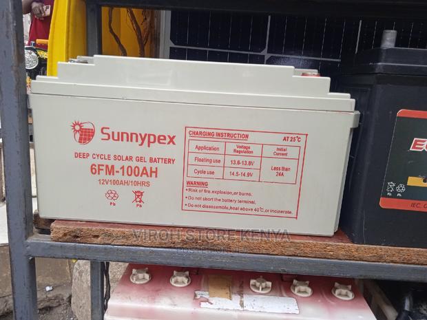6FM Sunnypex 12V 100ah Battery 10hrs Solar Battery