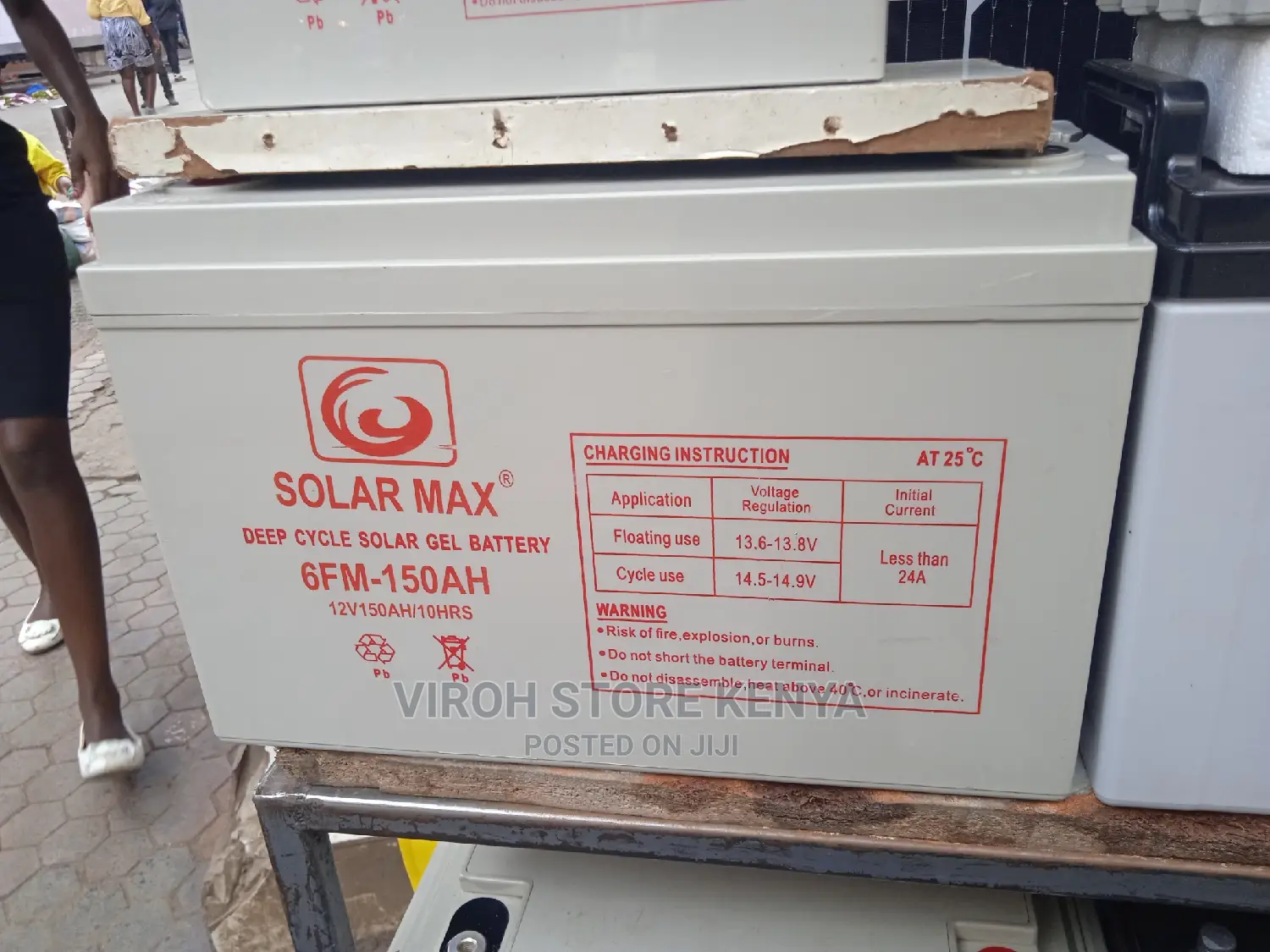 6FM Solarmax 12V 150ah Battery From Germany