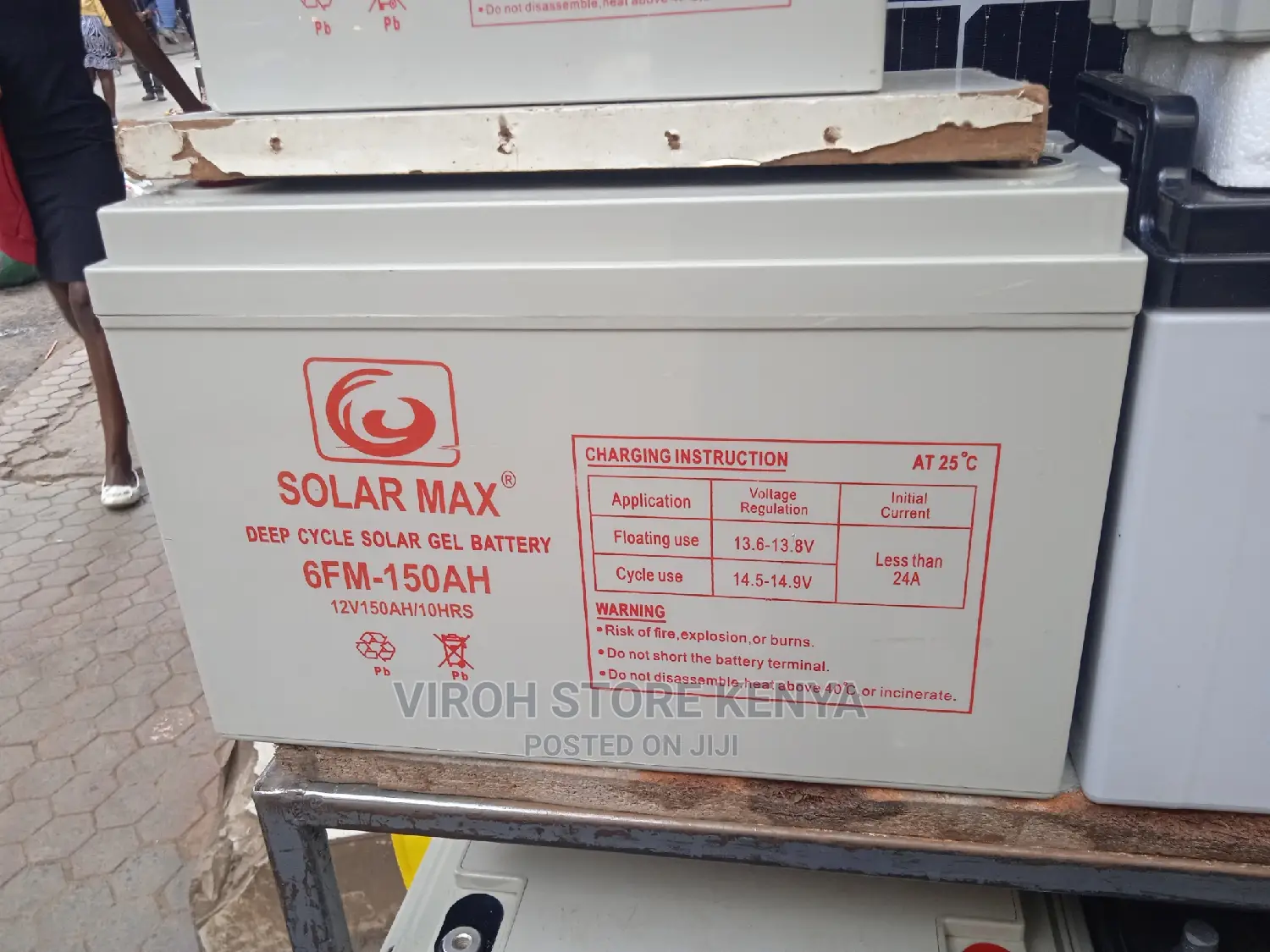 6FM Solarmax 12V 150ah Battery From Germany